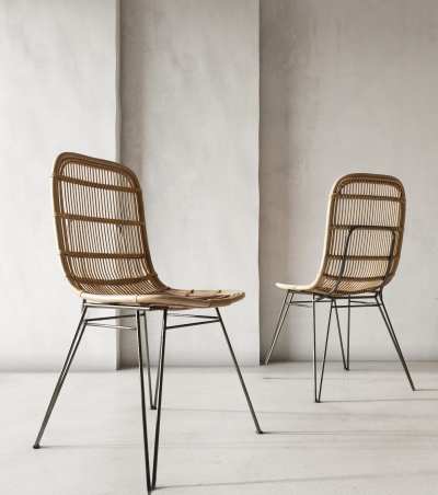 现代编织餐椅3D模型下载